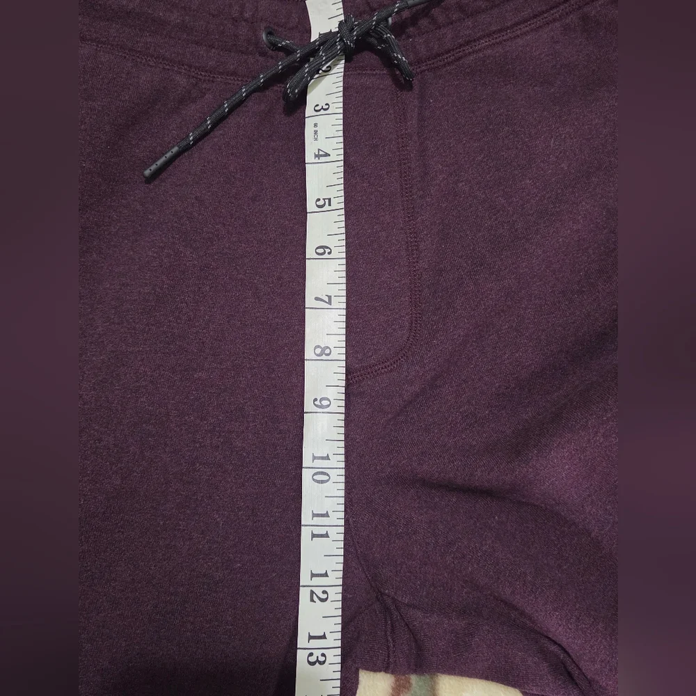 American Eagle Fleece Dark Plum Jogger Pants Mens  Active Loungewear Sz Large